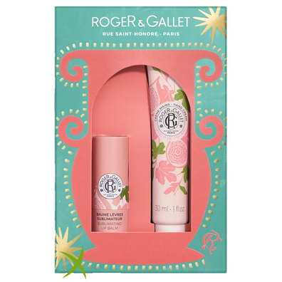 Roger&Gallet Set Natale Fleur de Figuier Crema Mani 30 ml + Balsamo Labbra 25