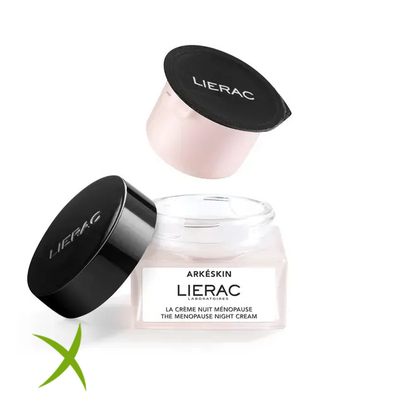 Lierac Arkeskin Crema Notte Nutriente Rimpolpante  Menopausa 50 ml Ricarica