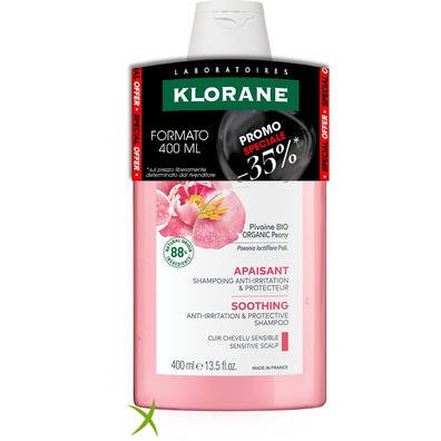 Klorane Shampoo Peonia 400ml 