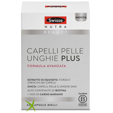 Swisse Capelli Pelle Unghie Plus 60 Capsule Molli