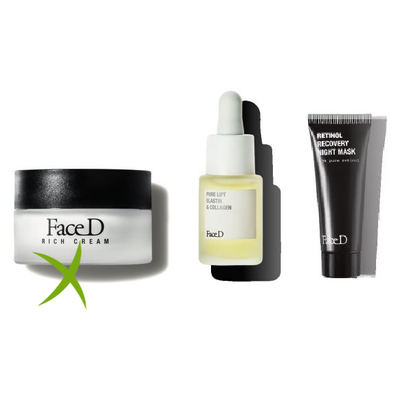 Face D Rich & Lift Kit 1 Crema Anti Età Instant Rich 50 ml + 1 Pure Lift Elastina & Collagene 13 ml