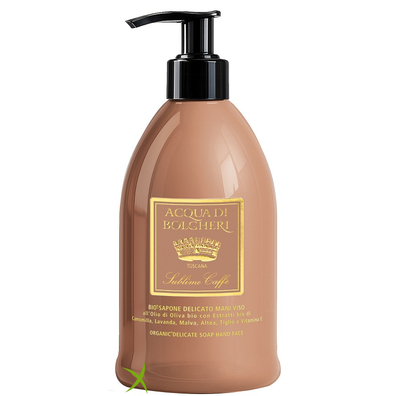 Acqua di Bolgheri Toscana Sublime Caffe' Bio Sapone Delicato Mani Viso 500 ml