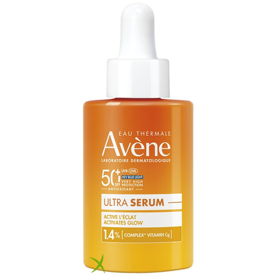 Avene Eau Thermale Solare Ultra Siero Attiva la Luminosita' Spf50+ 30 ml