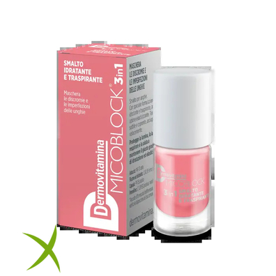 Dermovitamina Micoblock 3 in 1 Smalto Idratante e Traspirante Rosa 5 ml