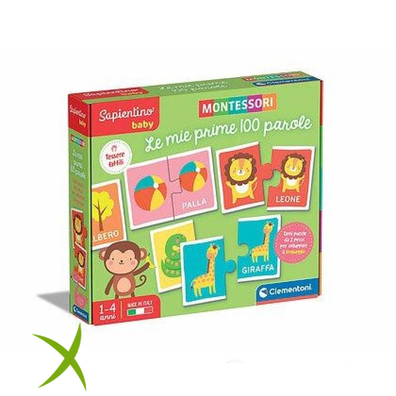 Clementoni Montessori Baby Prime 100 Parole