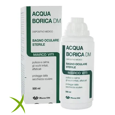 Marco Viti Acqua Borica per Bagno Oculare Sterile 500 ml