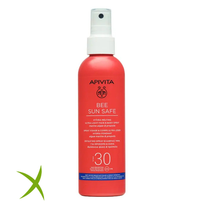 Apivita Sun Body & Face Spray Spf30 200 ml