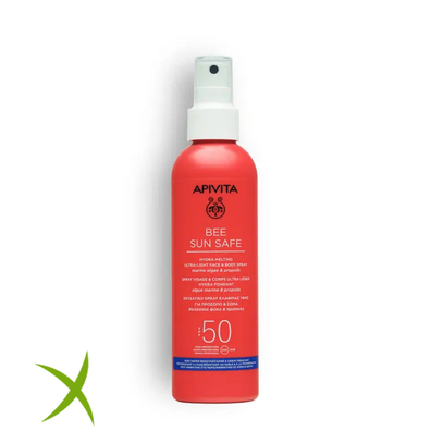 Apivita Bee Sun Safe Spray Hydra Melting Viso e Corpo SPF50 200ml