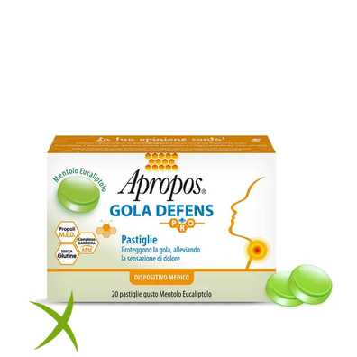 Apropos Gola Defens Pro 20 pastiglie mentolo eucalipto