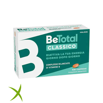 Betotal Integratore Alimentare Vitamina B/B3/B12 Acido Folico Energia Per Adulti 60 Compresse
