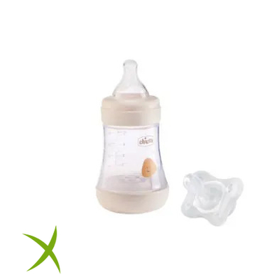 Chicco Perfect Biberon 150 ml + Gommottino 0-2 Mesi Silicone