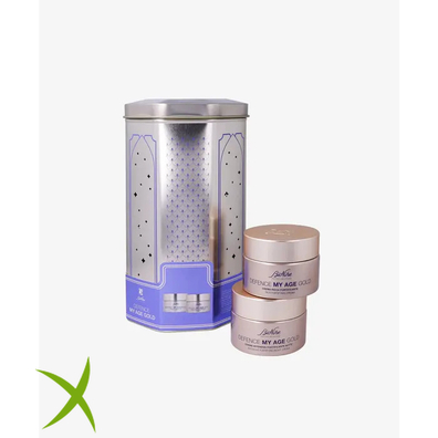 Bionike Defence My Age Gold Kit Natale 2024 Crema Ricca Fortificante 50 ml + Crema Intensiva Fortificante Notte 50 ml