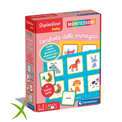 Clementoni Montessori Baby Tombola delle Immagini