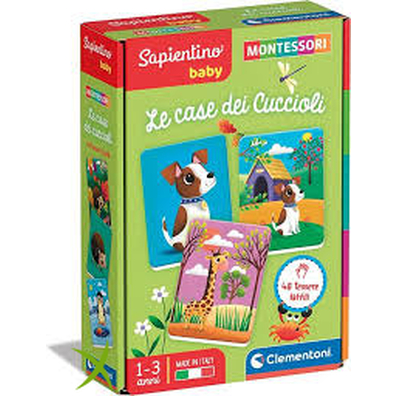 Clementoni Montessori Baby le Case dei Cuccioli