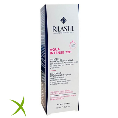Rilastil Aqua Crema Intense 72h NF 40 ml