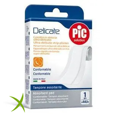 Pic Delicate Cerotto Striscia Antibatterica 8x100cm 1 Pezzo
