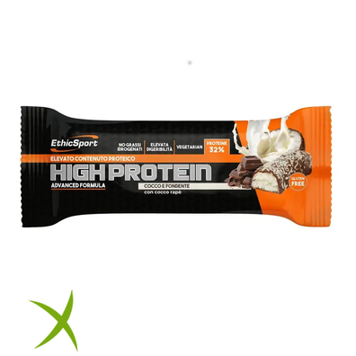 EthicSport High Protein Barretta Proteica Cocco 45g