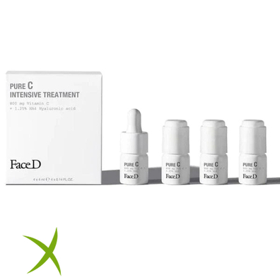 Face D C 16% Vitamina C Pura in Acido Ialuronico 4 Fiale da 5 ml