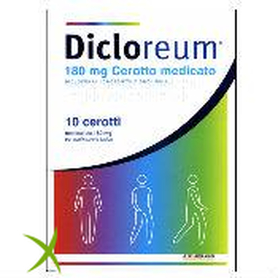 Dicloreum Antinfiammatorio Loc 180 mg 10 Cerott Medicati