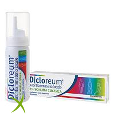 Dicloreum Antinfiammatorio Locale Schiuma 50g 3%