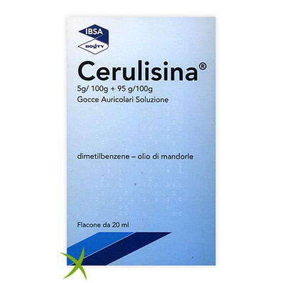 Cerulisina 4,6 g / 100 ml + 87 g / 100 ml Gocce Auricolari 20 ml