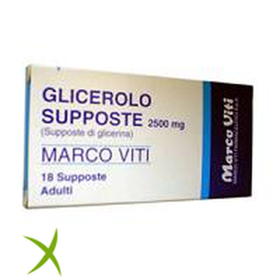 Marco Viti Glicerolo Adulti 2,250 g 18 Supposte