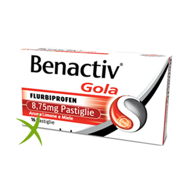 Benactiv gola 16 Pastiglie Limone e Miele