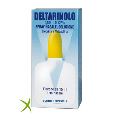 Deltarinolo 0,5% + 0,125% Spray Nasale 15 ml 