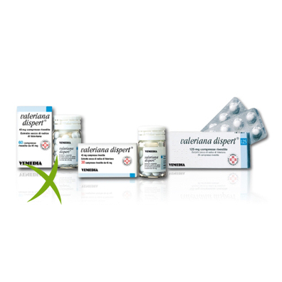 Valeriana Dispert  125Mg 20 Compresse Rivestite 