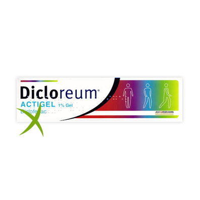 Dicloreum Actigel  1% Gel 100g 
