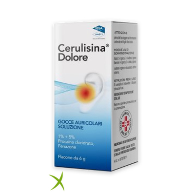 Cerulisina Dolore  1% + 5%  Gocce Auricolari Soluzione Contagocce 10 ml