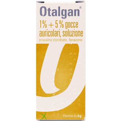 Otalgan  1% + 5% Gocce Auricolari Soluzione Flacone 6g 