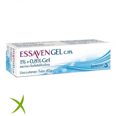 Essaven Gel 10 mg/g + 8 mg/g Tubo 80g