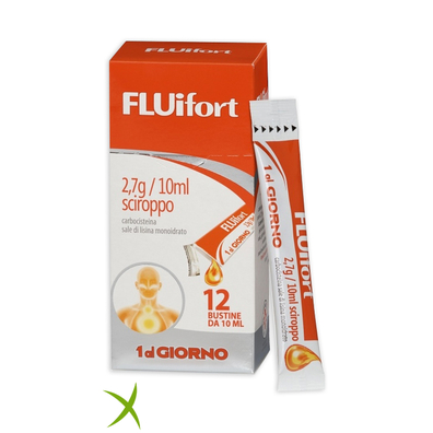 Fluifort 2,7g/10 ml Sciroppo 12 Bustine