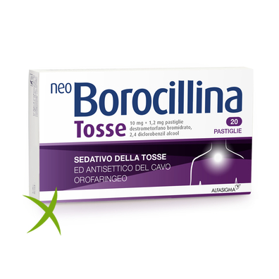Neoborocillina Tosse 10mg + 1,2mg 20 Pastiglie 