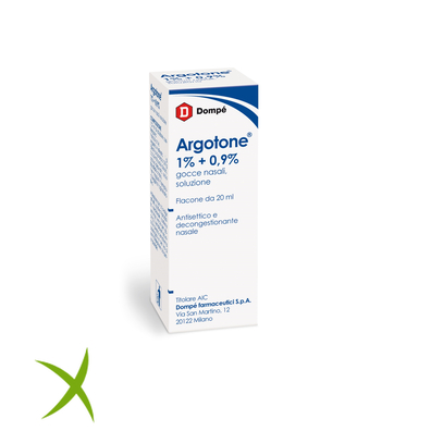 Argotone 1% + 0,9% Gocce Nasali 1 Flacone 20 ml 
