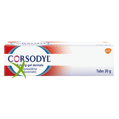 Corsodyl 1g/100 g Gel Dentale 1 30g 