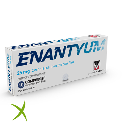 Enantyum 25 mg Compresse Rivesttie con Film 10 Compresse in Blister 