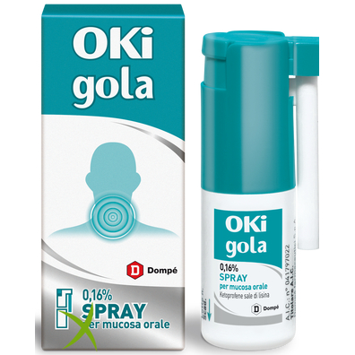 Oki Gola  0,16% Spray per Mucosa Orale Facone 15 ml 
