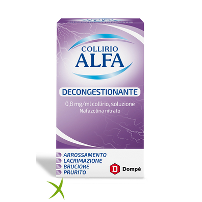 Collirio Alfa Decongestionante 0,8 mg/ml 10 ml