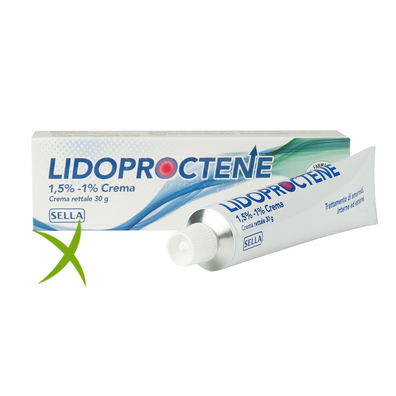 Lidoproctene 1,5%/1% Crema 30 g 