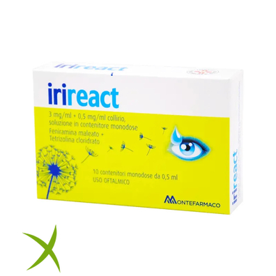 Irireact 3 Collirio mg/ml + 0,5 mg/ml 10 Contenitori da 0,5 ml