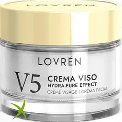 Lovren V5 Crema Viso Hydra Pure Effect Pelli Miste e Grasse 30 ml