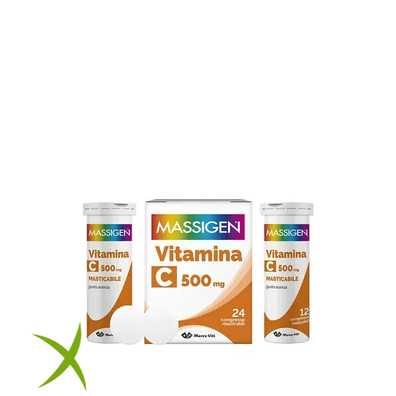 Massigen Vitamina C 500mg 24 Compresse Masticabili