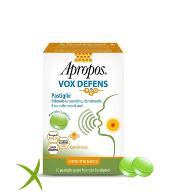 Apropos Vox Defens Pro Mentolo Eucalipto 20 Pastiglie
