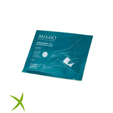Miamo Alpha Blend 13% Esfoliante Corpo Garza Imbevuta 1 Bustina