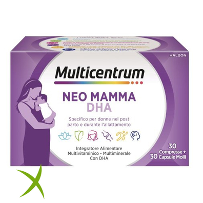 Multicentrum Neo Mamma DHA 30 Compresse + 30 Capsule Molli