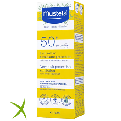 Mustela Latte Solare 50+ 100 ml