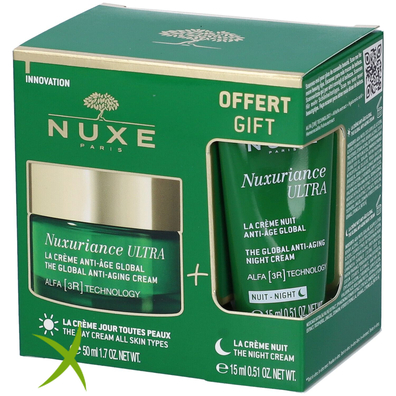 Nuxe Nuxuriance Ultra Cofanetto Anti-età Globale per Tutti i Tipi Di Pelle Crema Giorno + Crema Notte in Omaggio