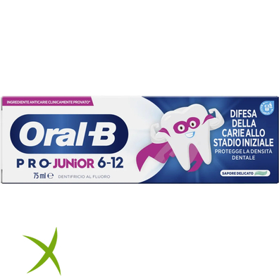 Oralb Dentifricio Junior 6-12 Anni 75 ml